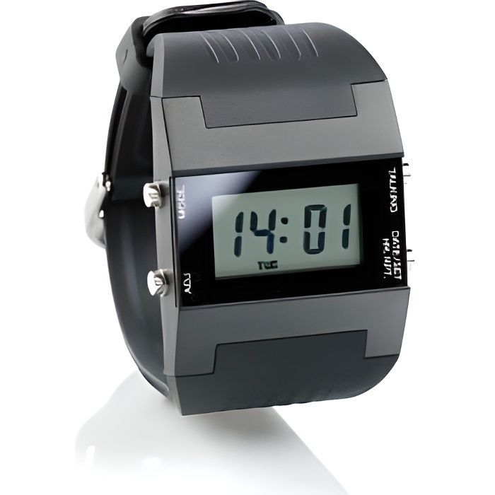 Montre parlante avec fonction réveil - ST. LEONHARD - Noir - Mixte