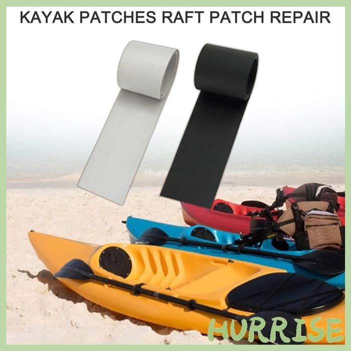 Garosa grijze PVC-reparatieset voor opblaasbare kajaks, 50x1000 mm, motorreparatieset, grijs gereedschap