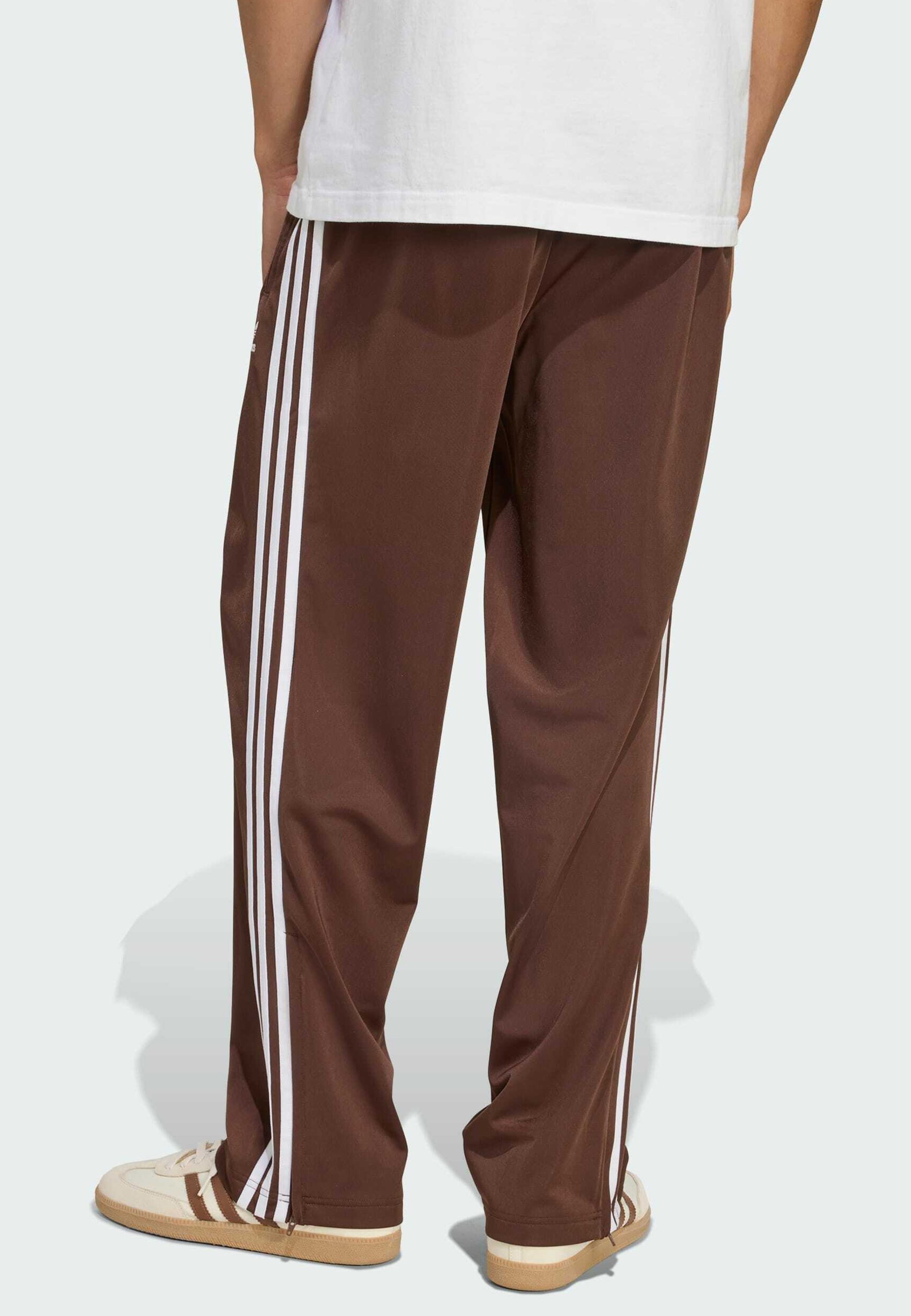 adidas Originals FIREBIRD - Trainingsbroek - kastanjebruin gebroken wit