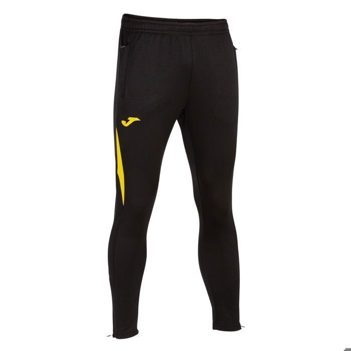 Pantalones de chándal negros para hombre Joma Championship VII - Cálidos, transpirables, ideales para correr.