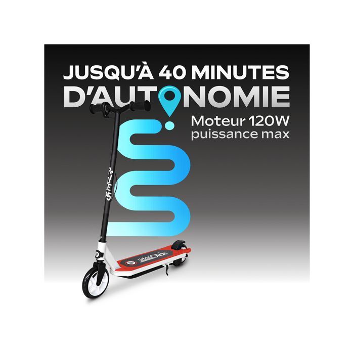 UrbanGlide Ride 55 RED - 30W, 10 km/h, 12V/5Ah, 40 min