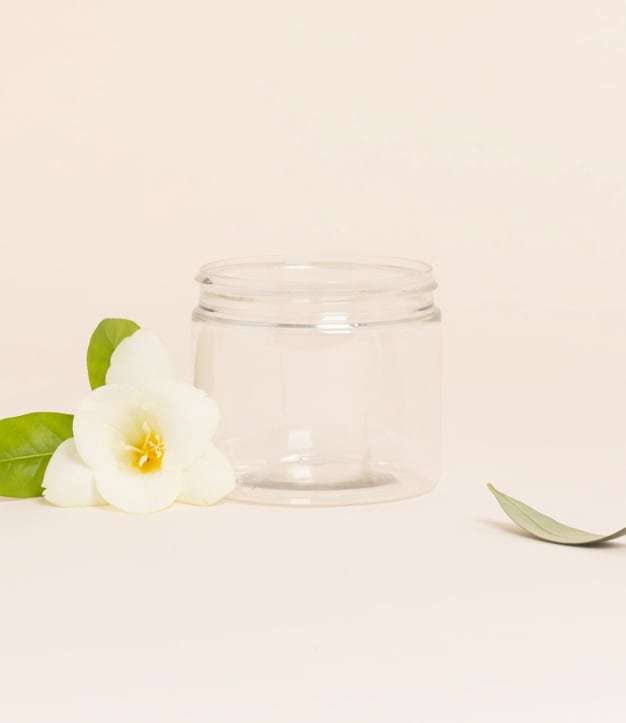 200 ml BASIC transparante PET-pot - zonder deksel