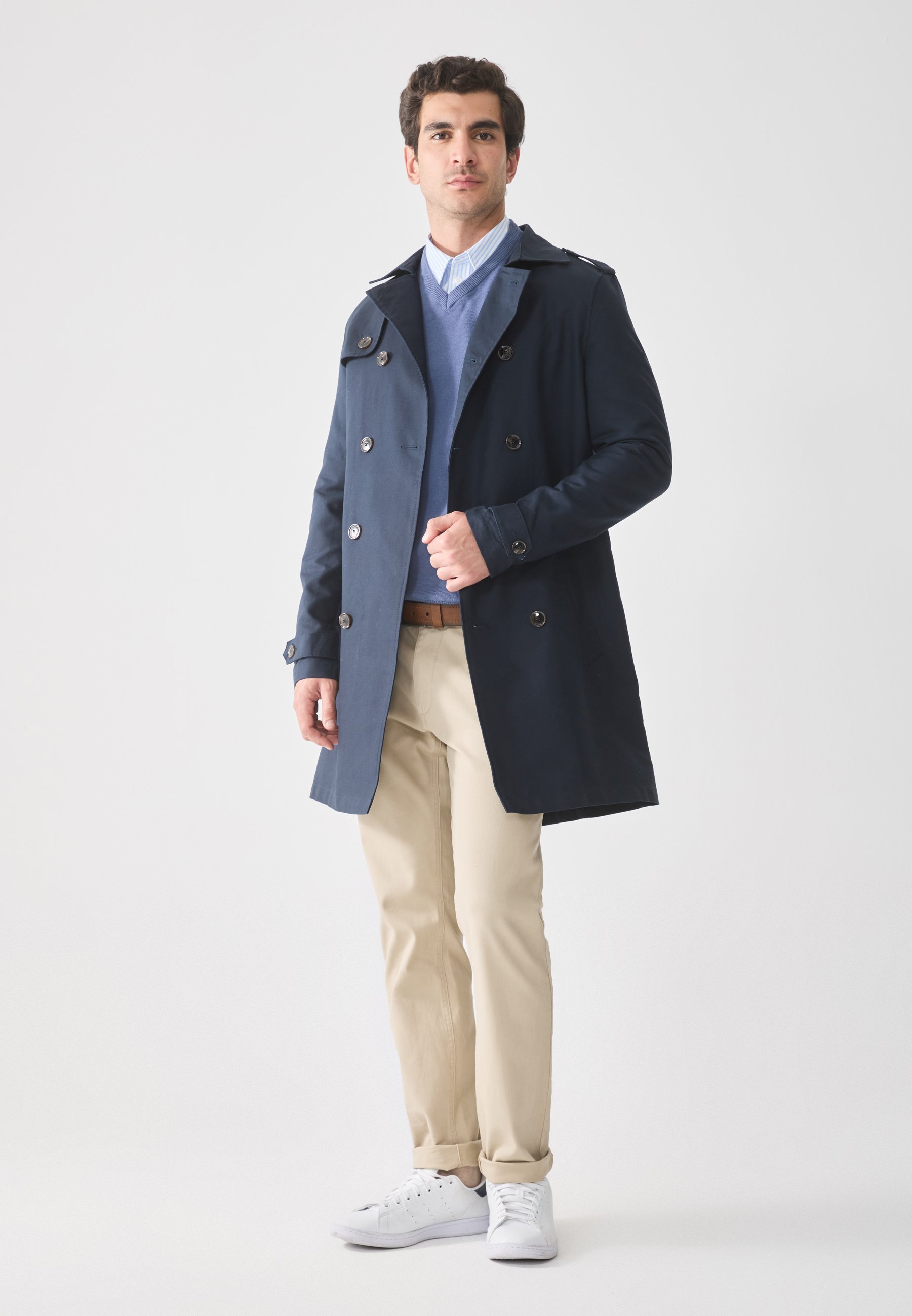 Trench-coat Pier One - bleu foncé