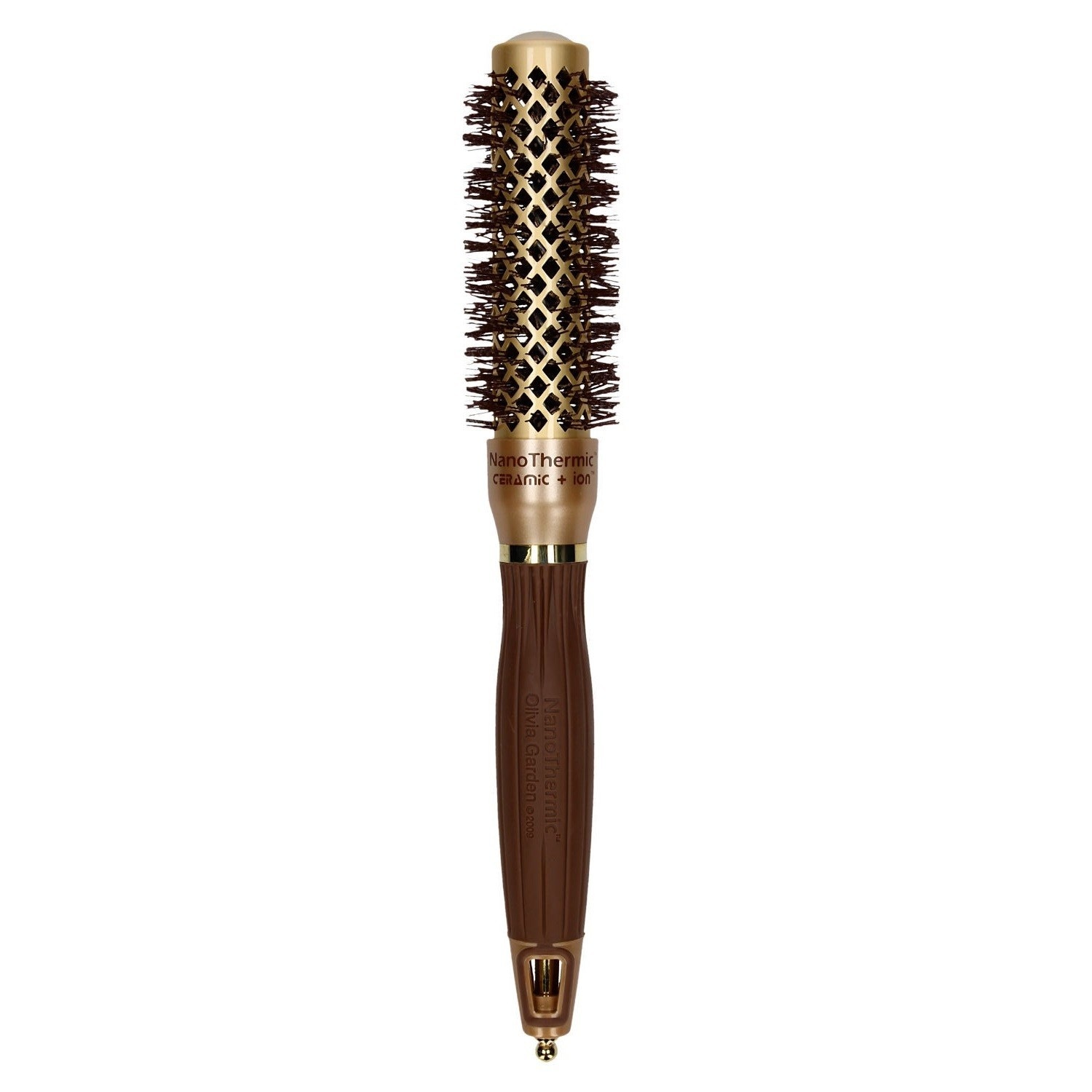 Spazzola rotonda Olivia Garden EXPERT BLOW-DRY SHINE con setole ondulate 25 - 1 pezzo