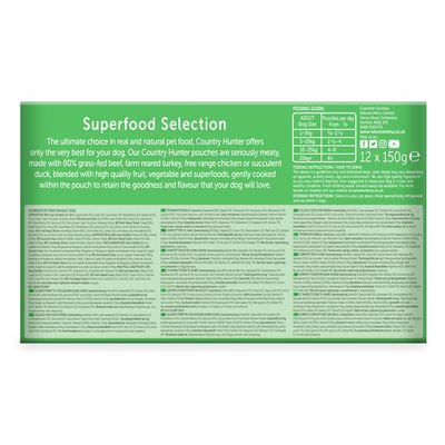 Natures Menu Country Hunter Superfood Selectie Hondenzakjes