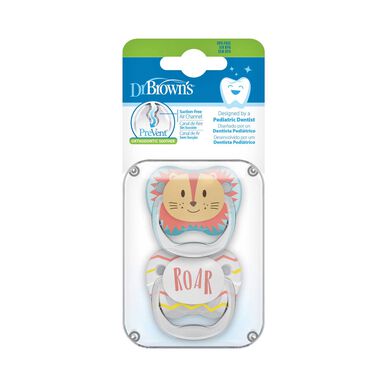Dr. Brown's Prevent Boy silikoninis čiulptukas 0-6M 2 vnt. 2 vnt.