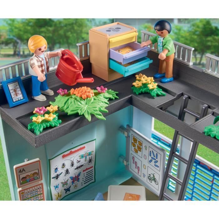 PLAYMOBIL 71327 Ecole aménagée, City Life, L'école, 282 pièces, Mixte, Pour enfant dès 4 ans