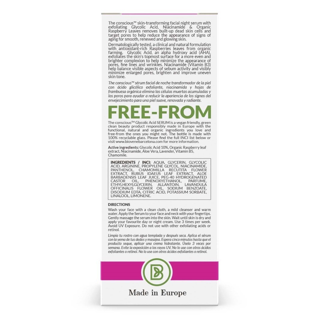 Theconscious™ Glowserum piling serum s glikolnom kiselinom – 30 ml