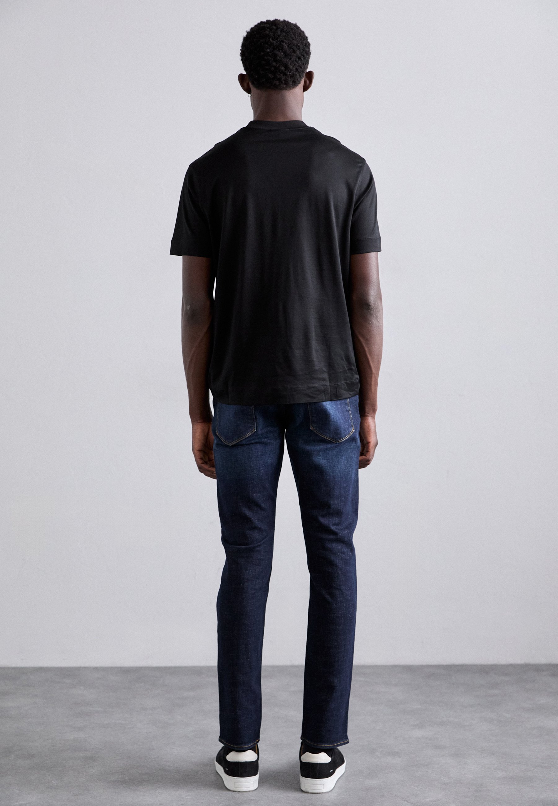 Emporio Armani 5-POCKETS-HOSE - Jeans mit geradem Bein - blauer Denim