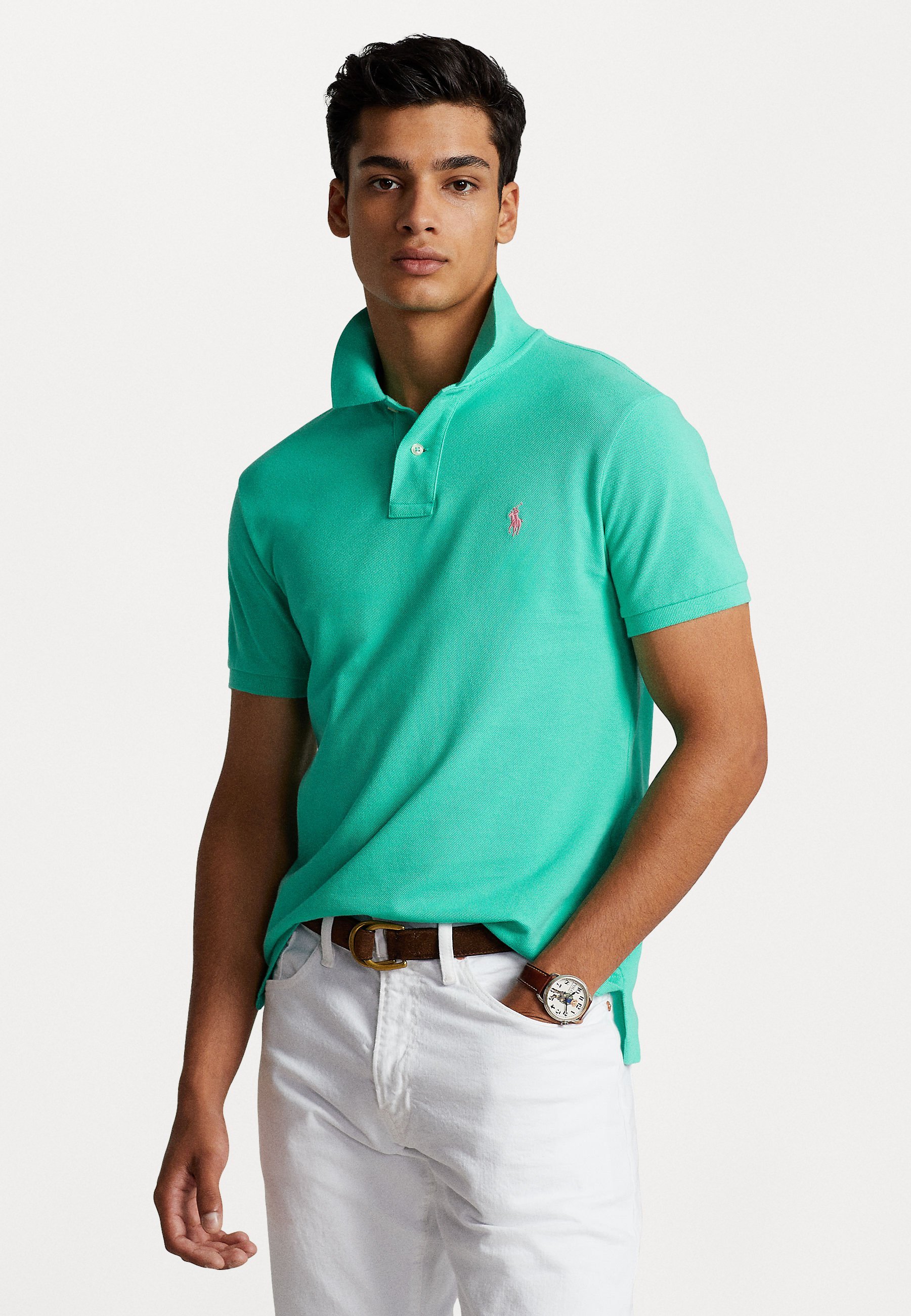 Polo Ralph Lauren LA POLO IN RETE ICONICA - Polo - verde tramonto