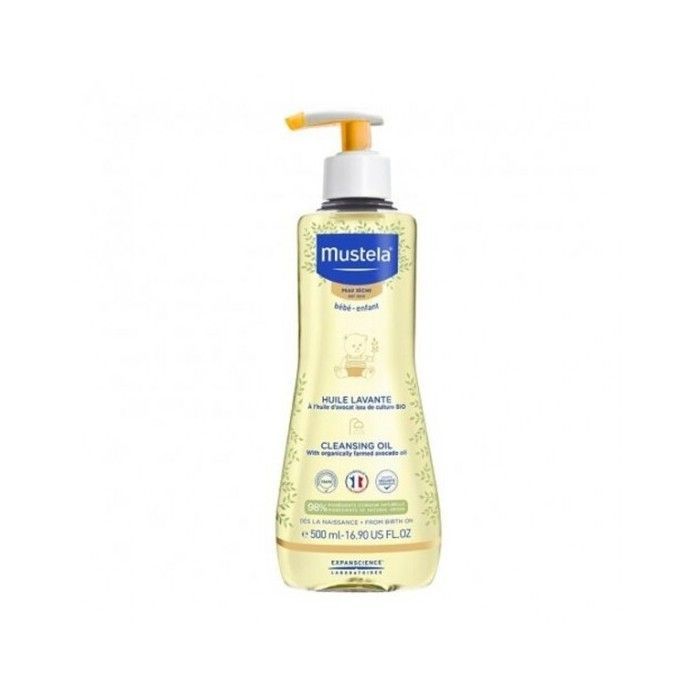 Óleo de limpeza de abacate orgânico Mustela 500ml