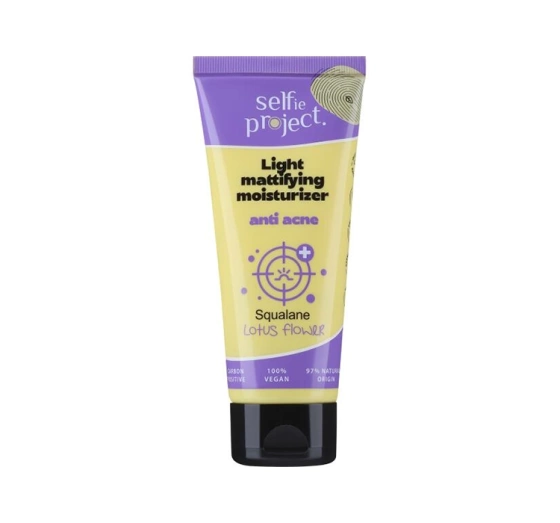 SELFIE PROJECT LEKKI KREM MATUJĄCO-NAWILŻAJĄCY DO MŁODEJ SKÓRY Z NIEDOSKONAŁOŚCIAMI 50ML