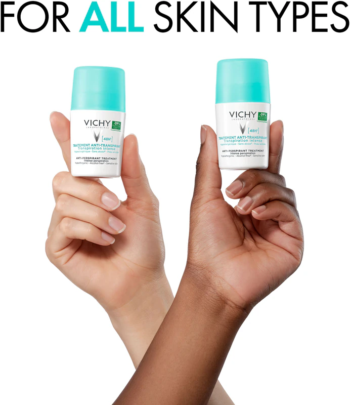 Vichy Deodorant 48 uur anti-transpirant roll-on tegen overmatig transpireren