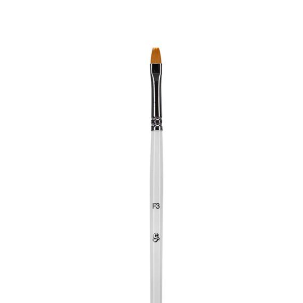 Glisten Cosmetics - Plokščias teptukas F3 - Teptukas