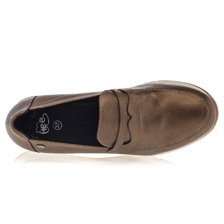 Mocasines/zapatos náuticos amarillos para mujer