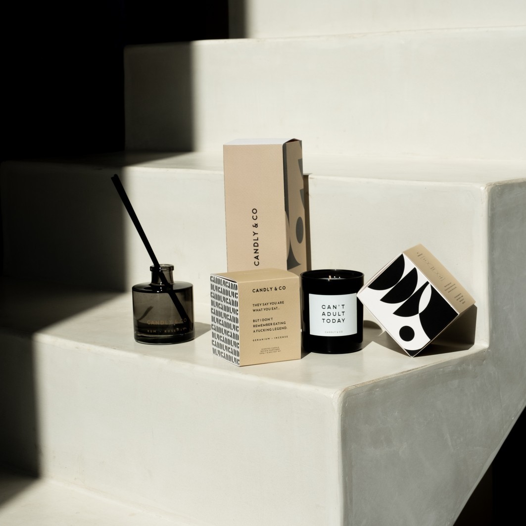 Candly&Co Bougie No. 1 Géranium/Encense