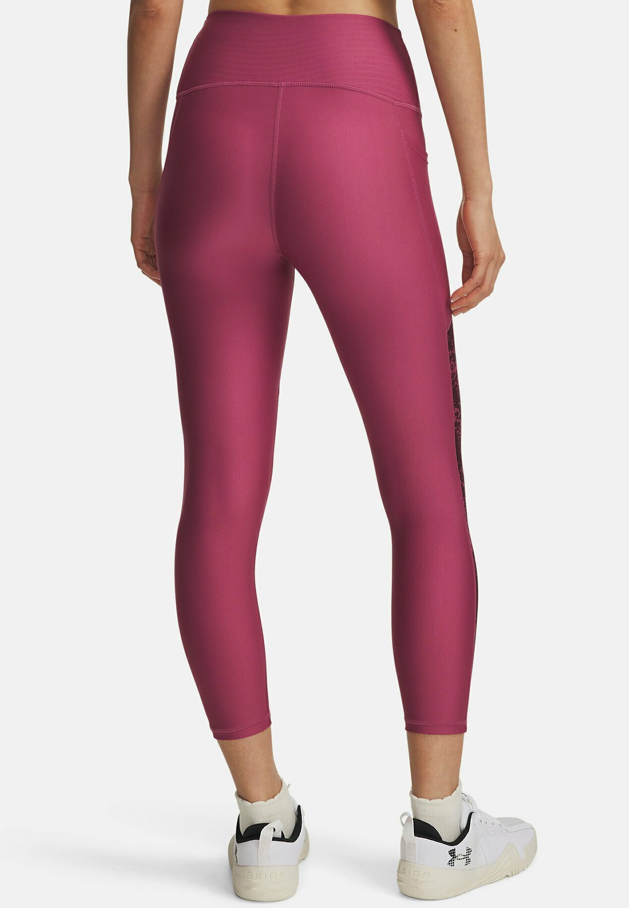 Leggings Under Armour TECH PRINTED PANEL - fucsia crepuscolo