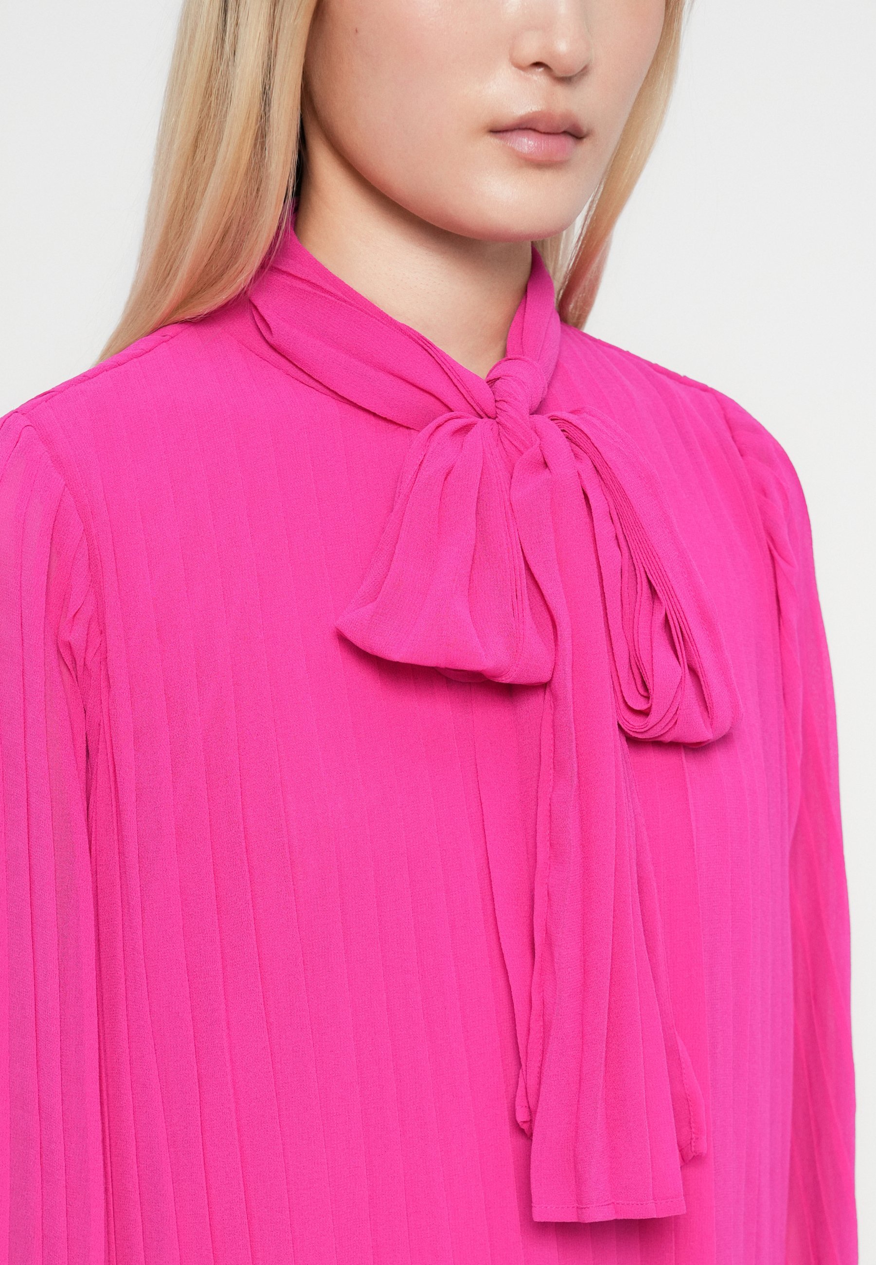 YAS YASRAMA JURK MET STRIK IN DE HALS - Dagjurk - roze violet
