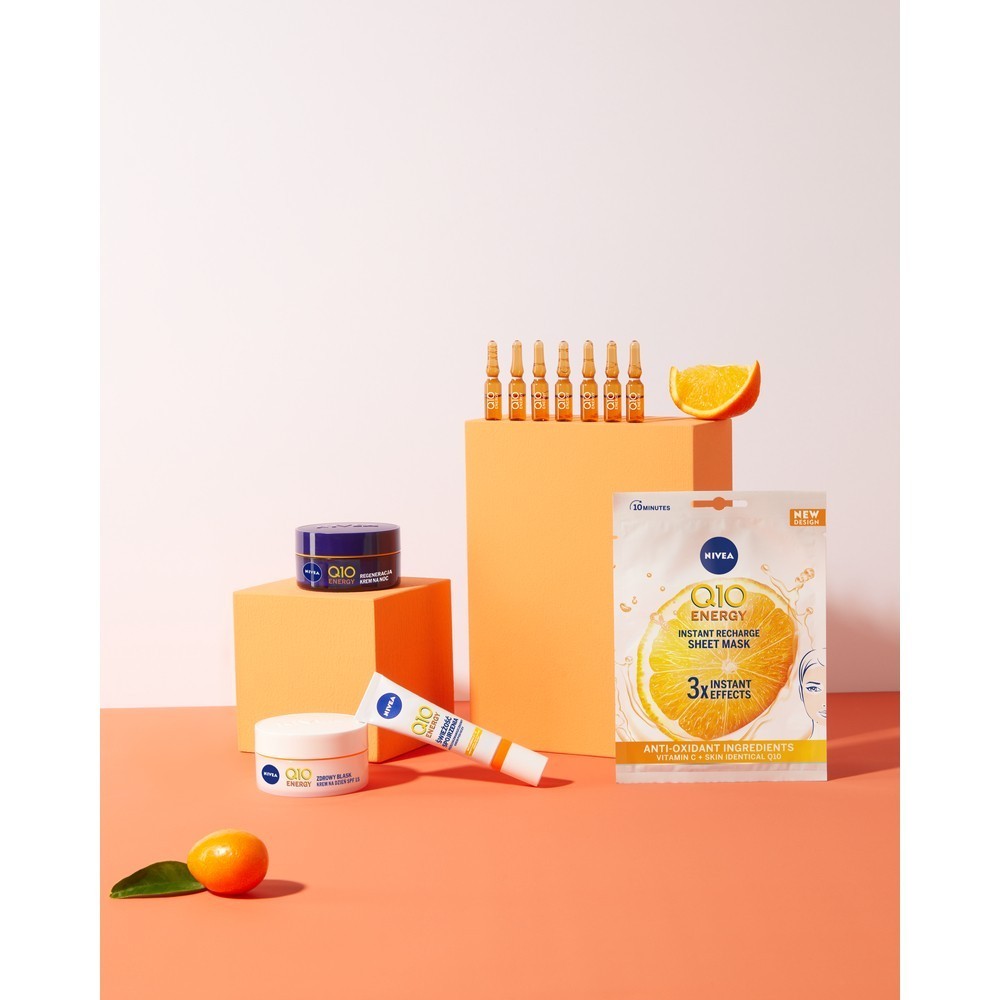 NIVEA Gesichtspflegeset Q10 Energy Anti-Falten 7 Tage - 7 ml