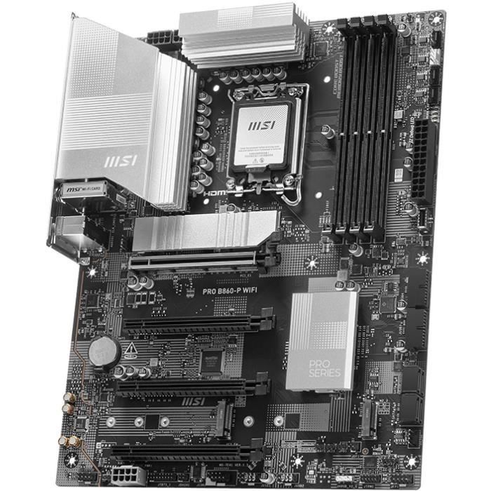 Motherboard - MSI - PRO B860-P WIFI - LGA 1851 - DDR5-SDRAM - Wi-Fi 7 - ATX