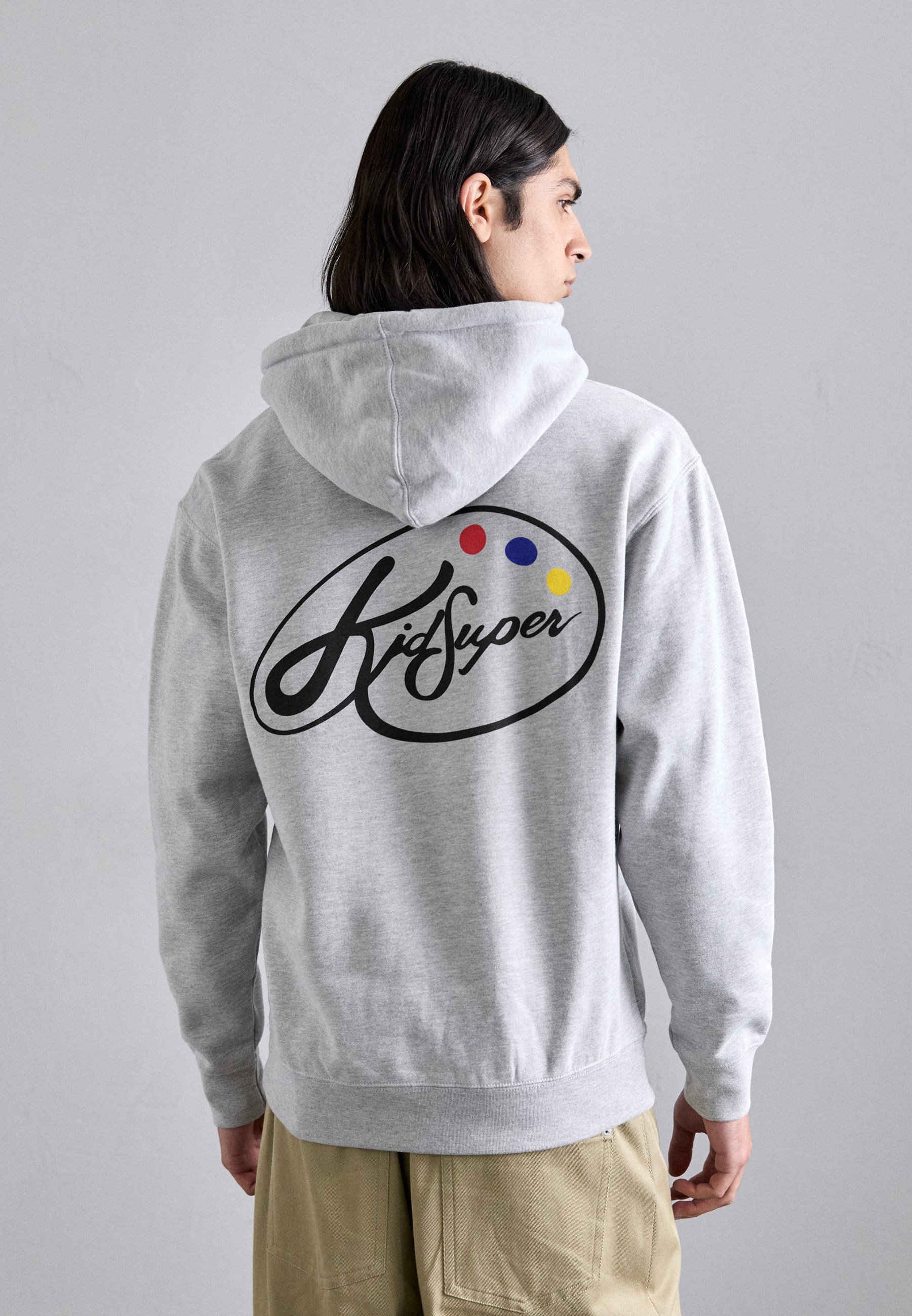 Kidsuper PAINT PALETTE HOODIE - Hanorac - gri