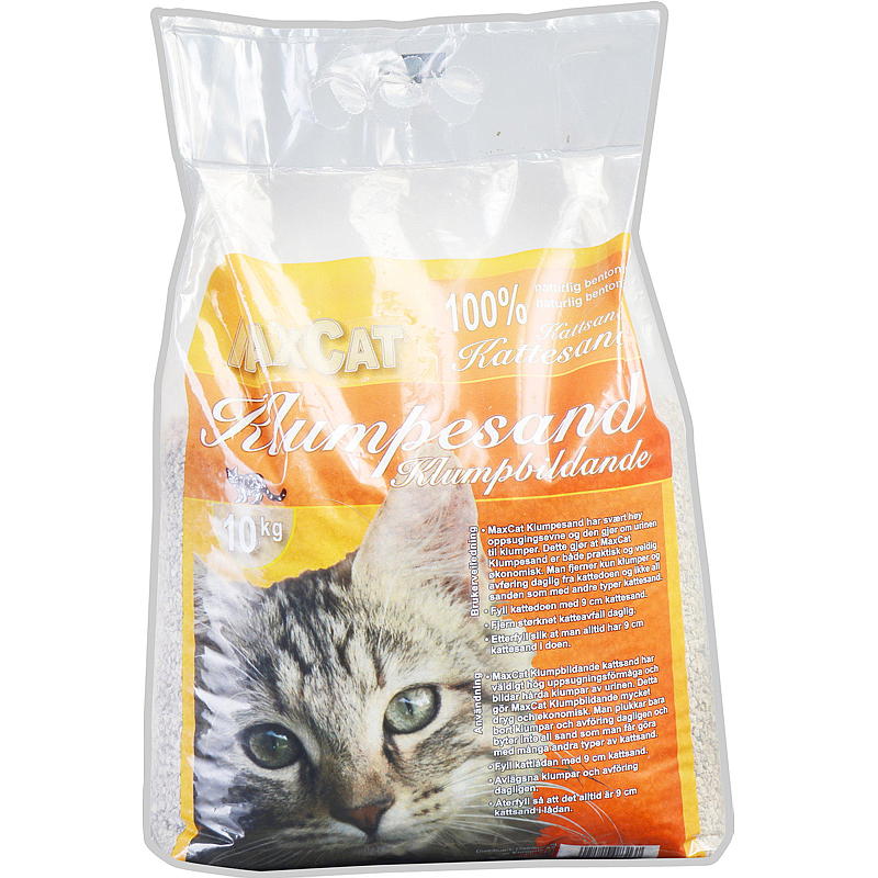 MaxCat kattsand 10 kg MaxCat klumpande kattsand