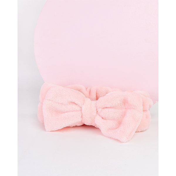Diadema de maquillaje Brushworks - Rosa
