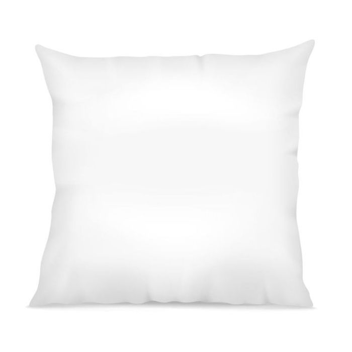 Set di 2 cuscini 60x60 cm – cotone 57 fili – Sensifibre 400 g – Made in France – OEKO-TEX® STANDARD 100 – Bianco
