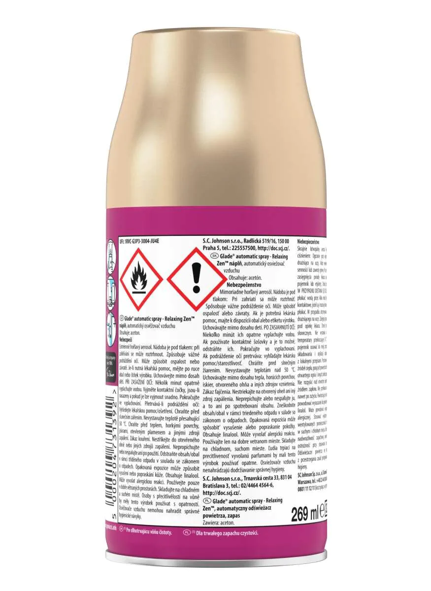Glade Relaxing Zen Wkład do automatycznego odświeżacza powietrza