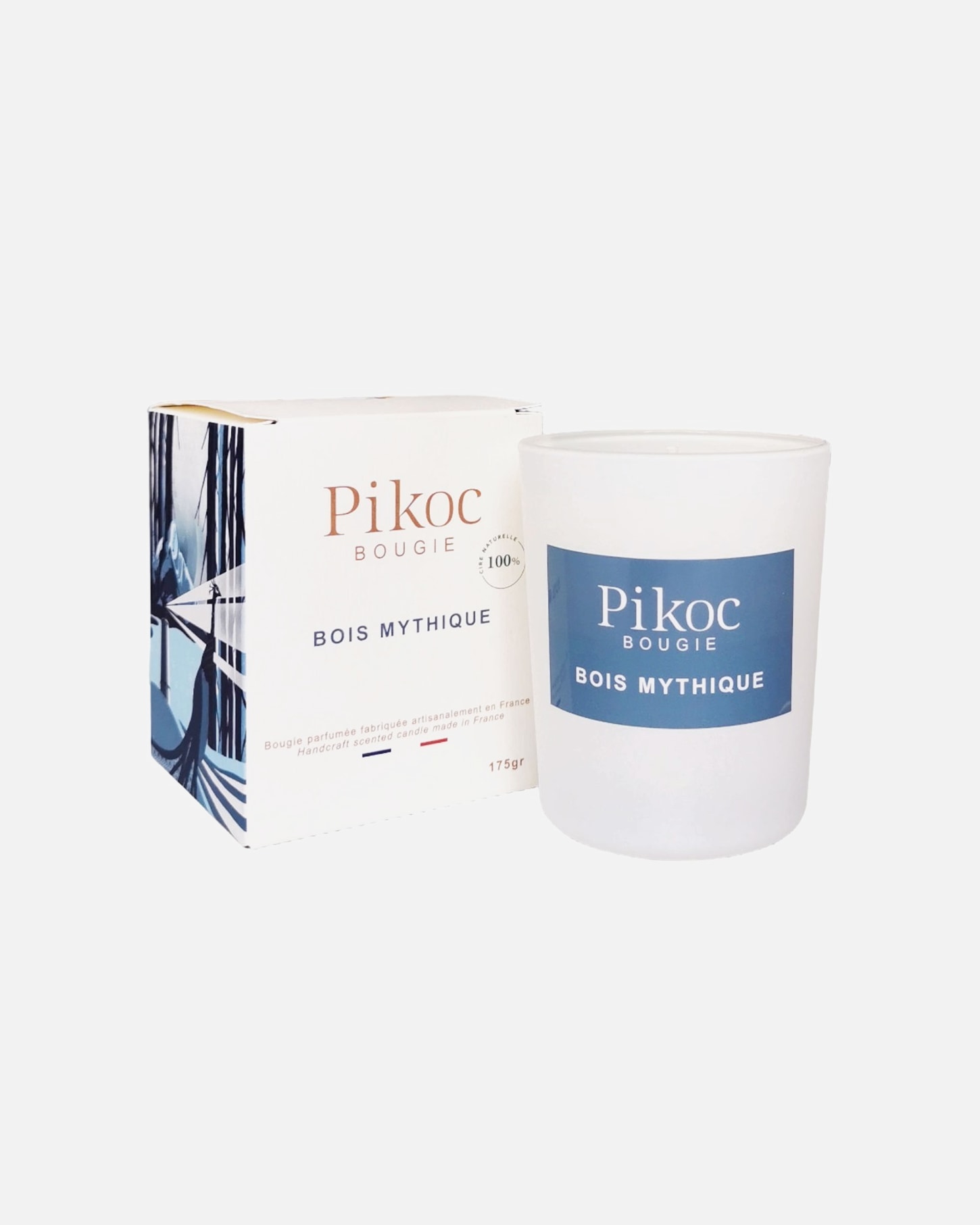 Pikoc Bougies Parfumée Bois Mythique