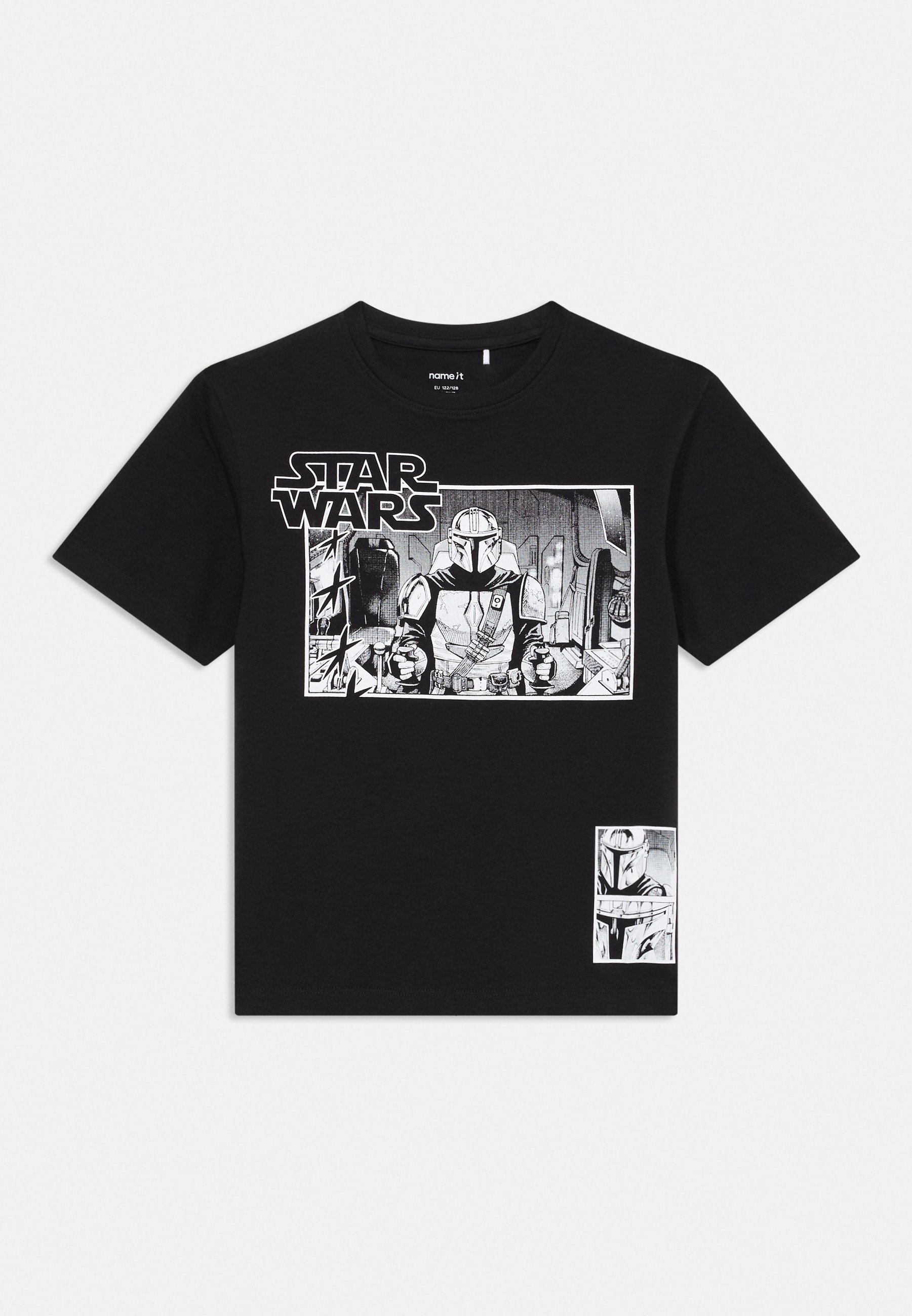T-shirt imprimé NKMALLAN STARWARREG - noir
