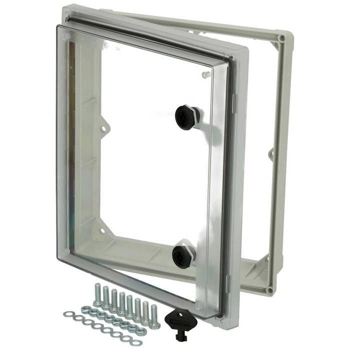 Fenêtre de protection - FIBOX - PW 292409 T 4901884 - Résistante aux UV - Gris - 88 x 244 mm