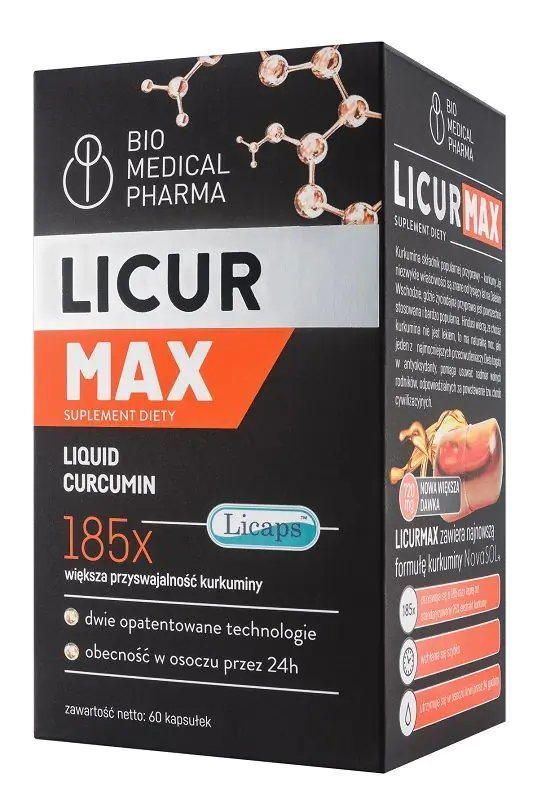 Licur Max Suplement diety, 60 kaps.