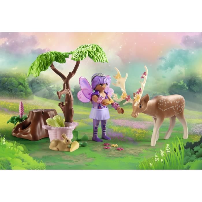PLAYMOBIL 71800 Fairy Duo with Forest Animals, Princess Magic Starter Pack, 42 pieces, Ages 4+