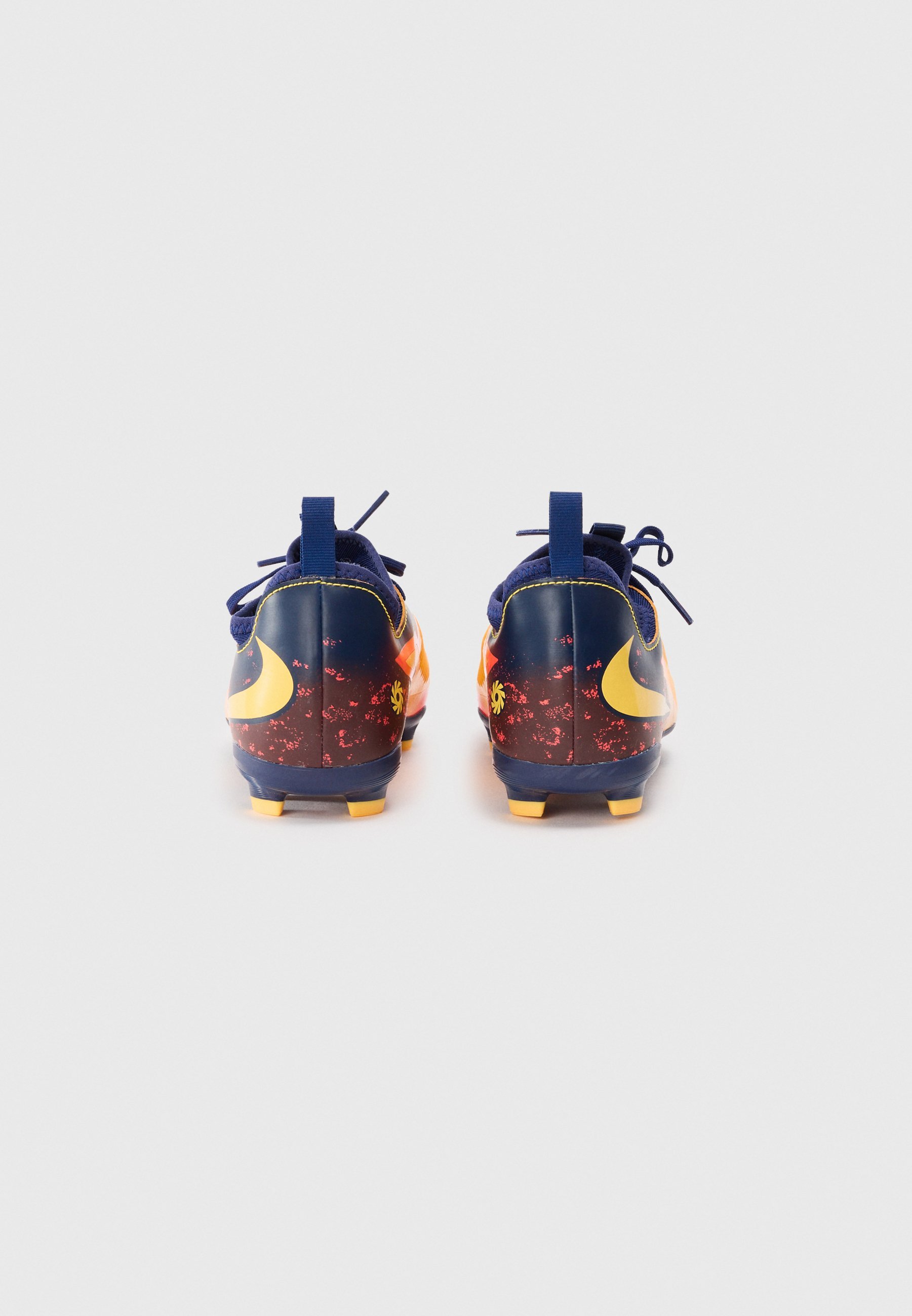Nike Performance PHANTOM 6 UNISEX - Voetbalschoenen voor stevige ondergrond - laser oranje/citroen venijn/blauw void