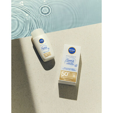 Nivea Sun Triple Protect krema za sunčanje lica SPF 50 40 ml