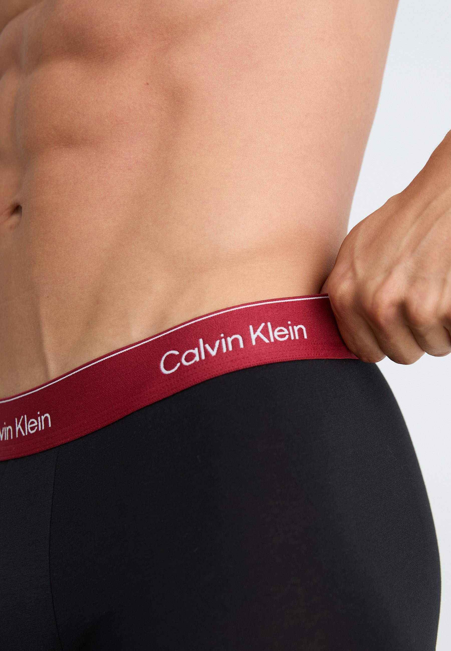 Calvin Klein Unterwäsche Slips 3er-Pack - Trunks - Schwarz/Herbstbeere/Eis