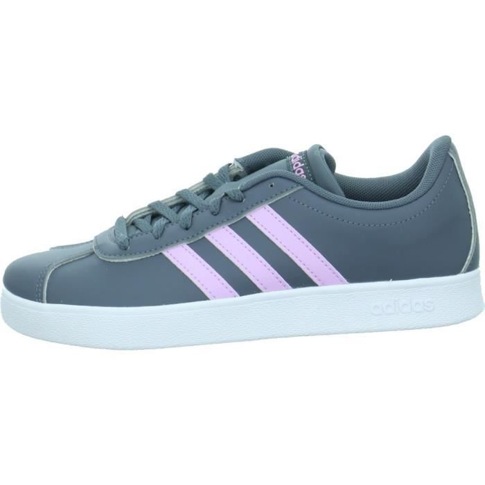 Scarpe - ADIDAS - VL Court 20 - Grigio - Adulto - Sintetico - Lacci