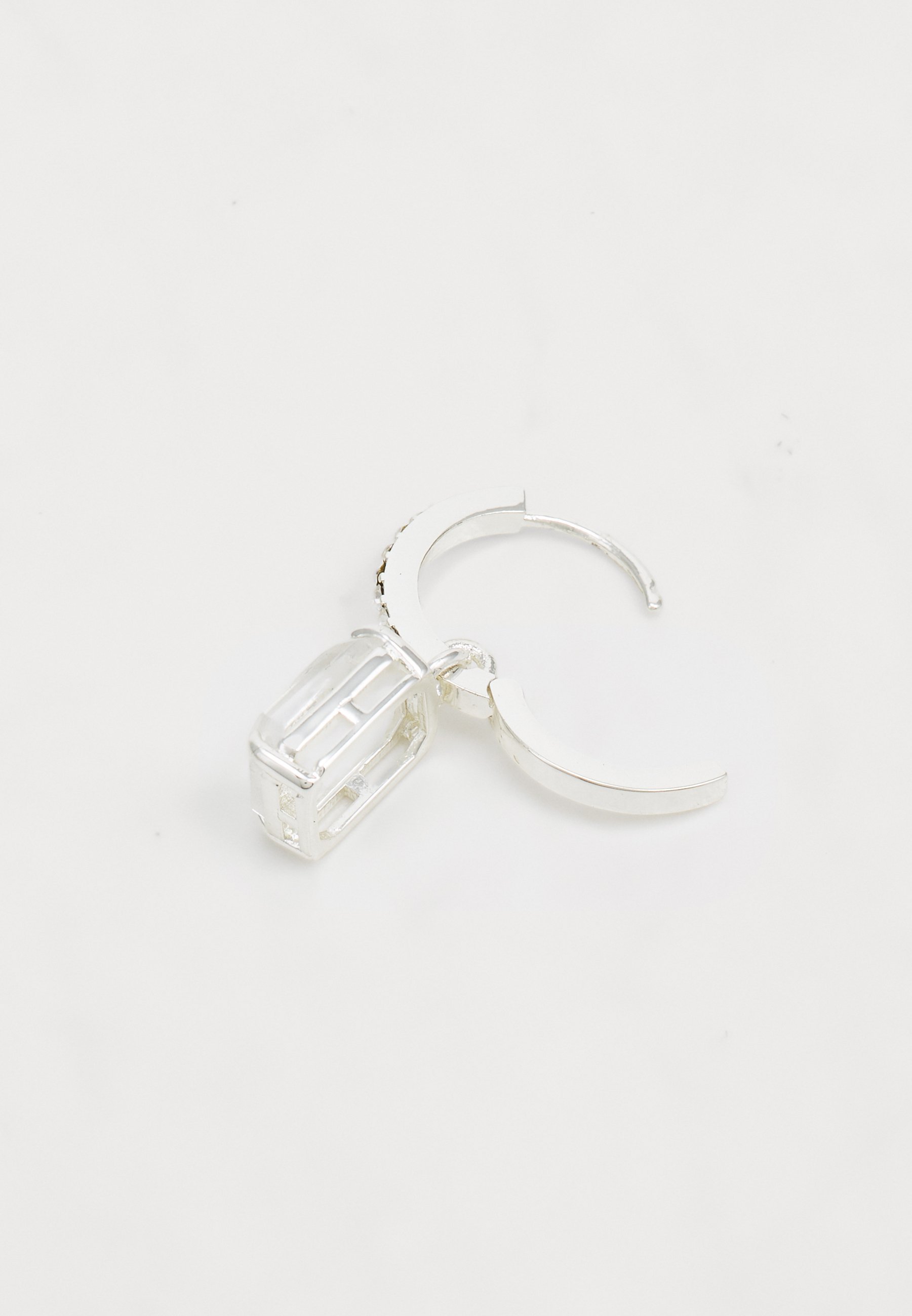 Lauren Ralph Lauren STONE HUGGIE DROP - Kolczyki - w kolorze srebrnym