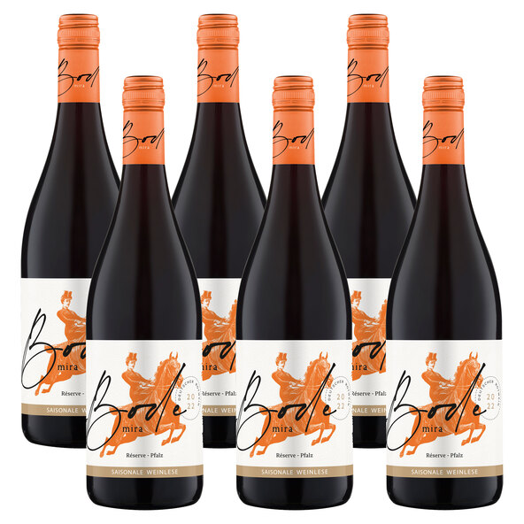 Rødvincuvée, 6 flasker à 0,75 l