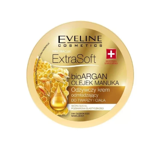 Eveline Cosmetics Extra Soft Bio regenerujący krem do twarzy i ciała 175 ml