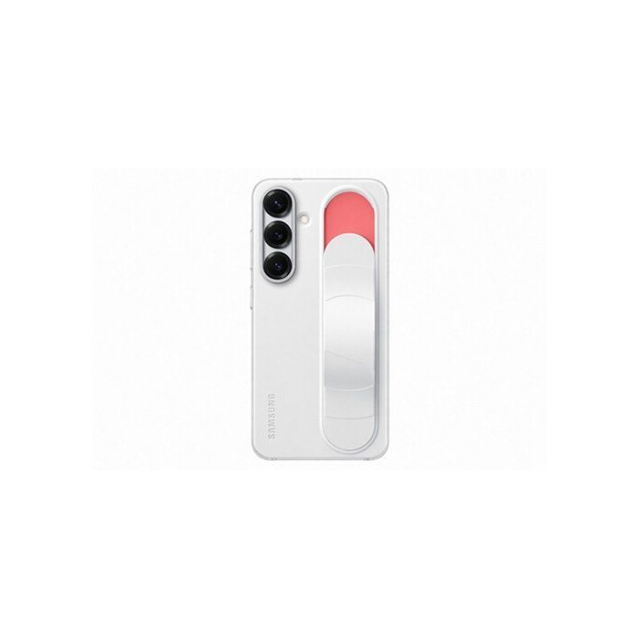 Hoesje - Samsung - Galaxy S25 - Wit - Standaardfunctie - Geïntegreerde band