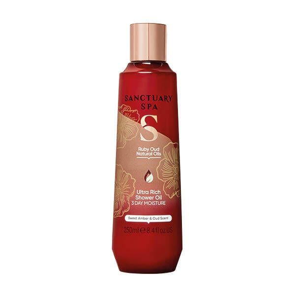 Sanctuary Spa Ruby Oud Natural Oils Ultra Rich Duschöl