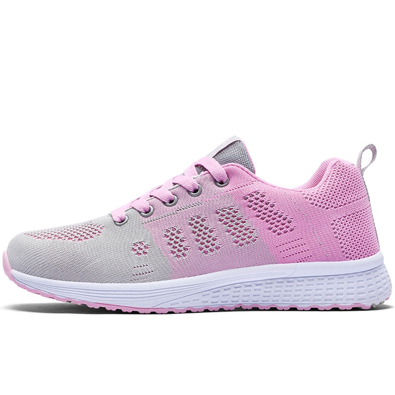 2021 Sommer Dame Sportssko Svart Blå Rosa Dame Sokke Løpesko Dame Slip-on Gåsko Lette Joggesko