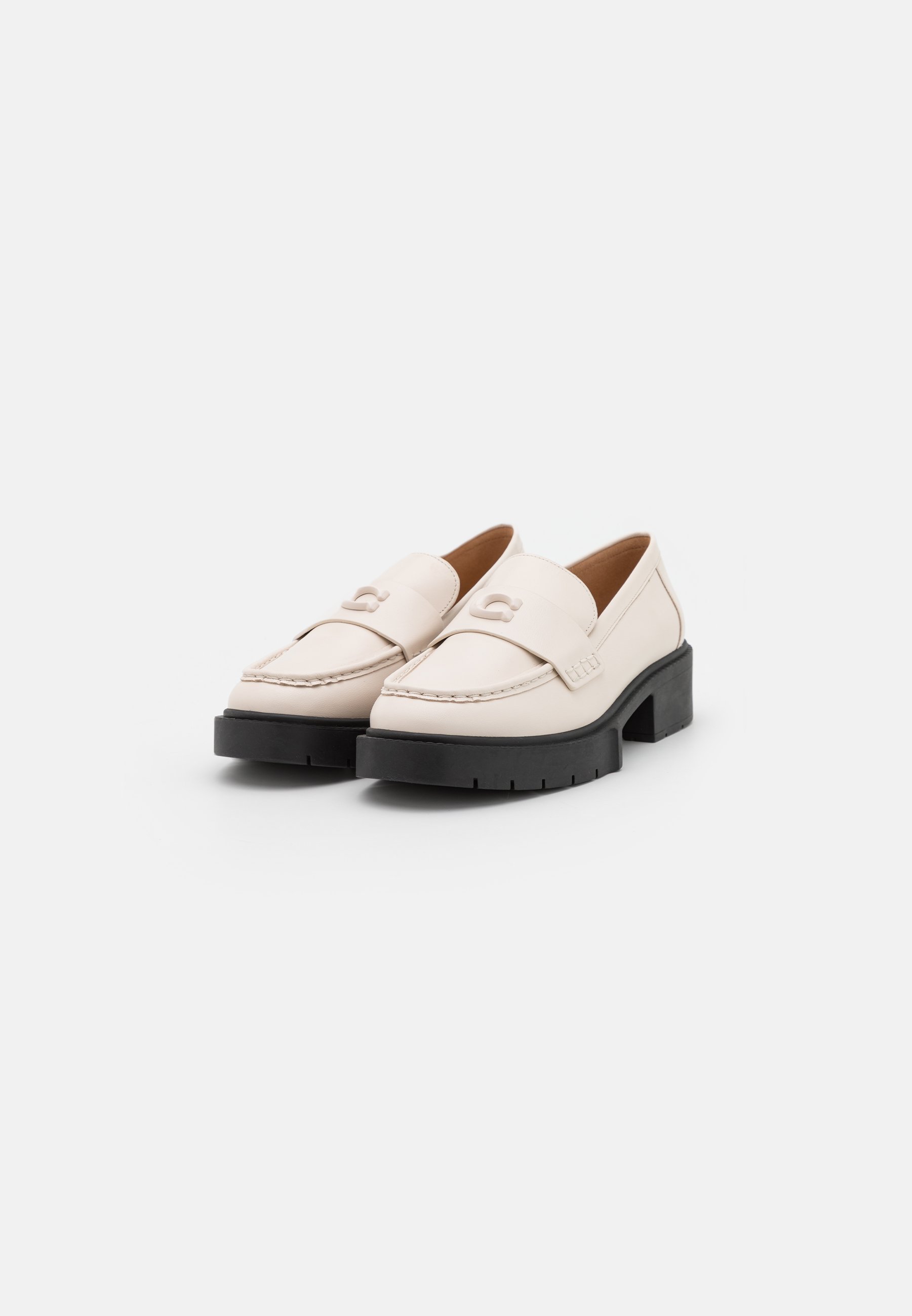 COACH LEAH LOAFER - Slip-ons - chalk