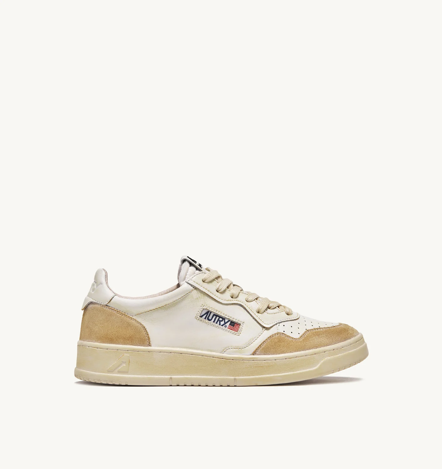 Adidași Medalist Low Super Vintage din piele galbenă
