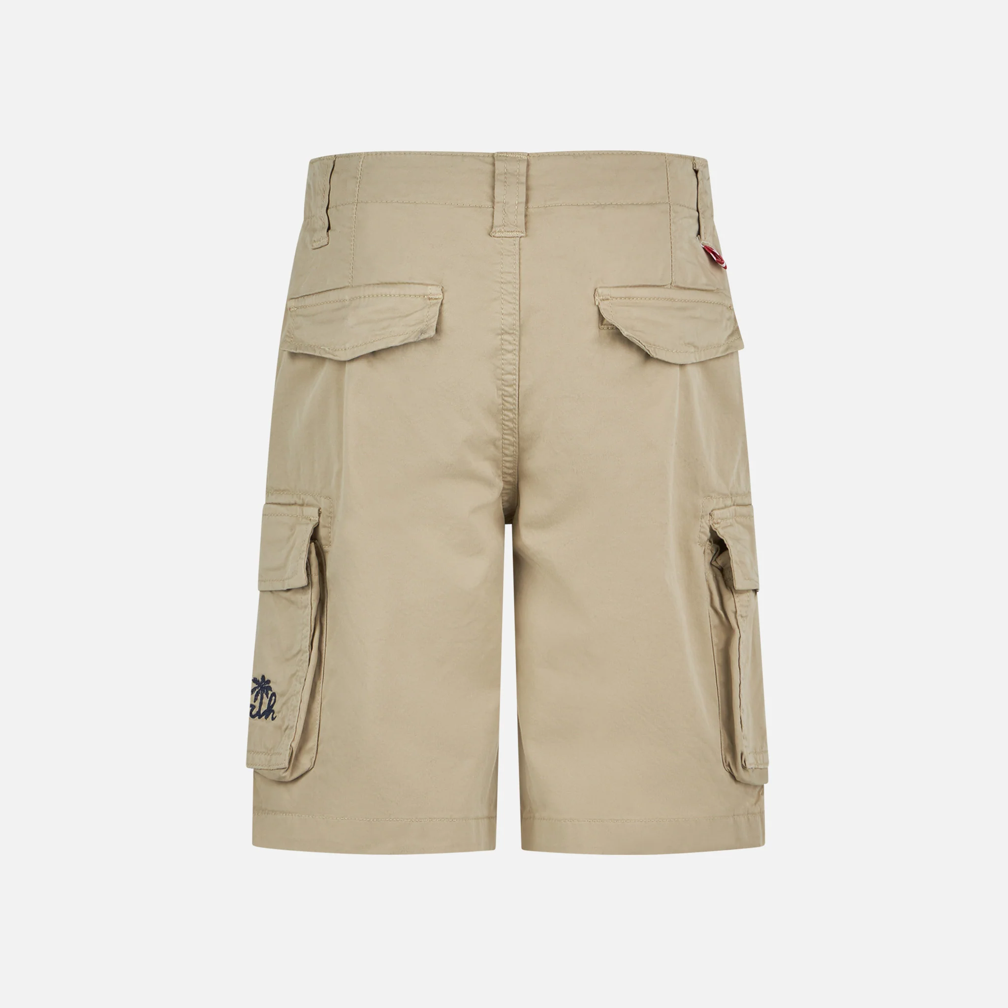 Beige katoenen cargoshorts voor jongens