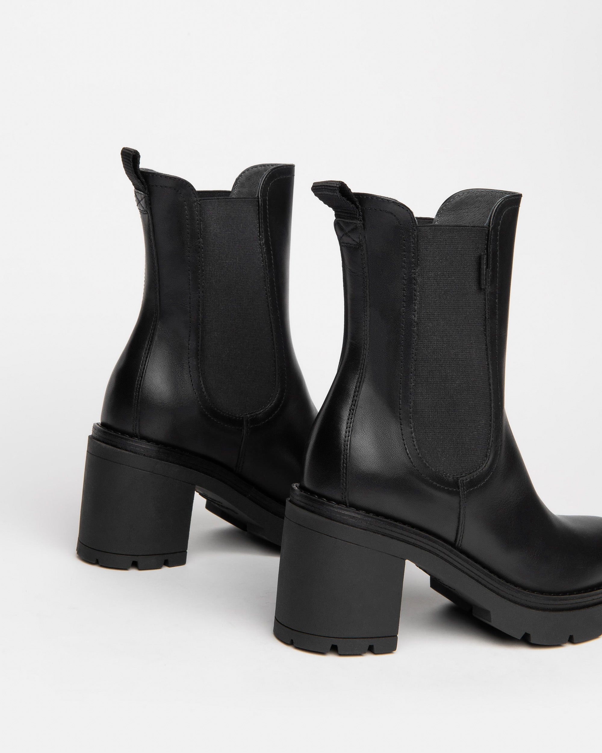  Chelsea-Boots aus Leder für Damen