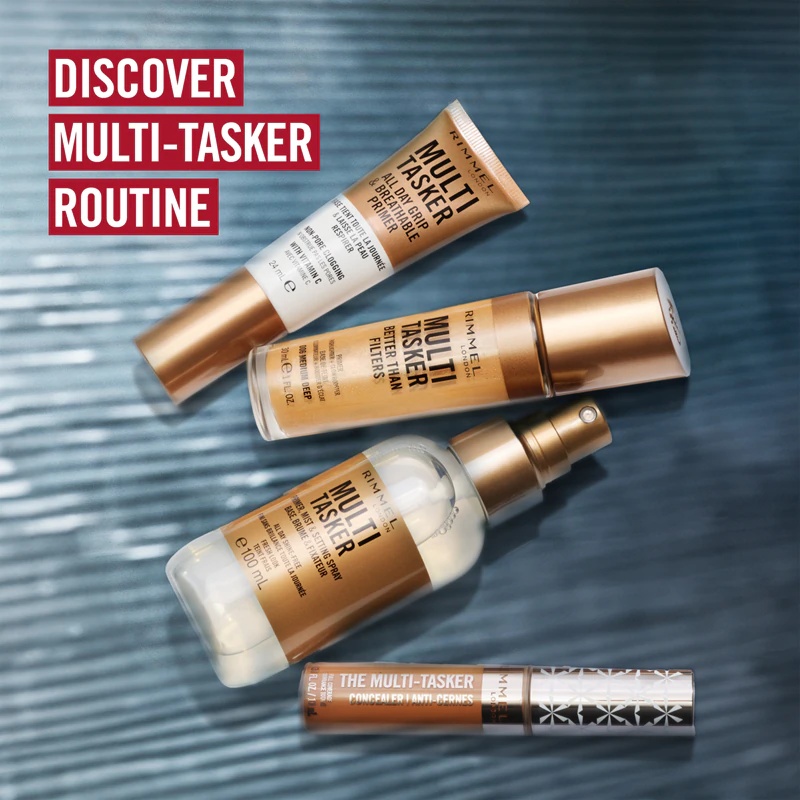 Rimmel Multi-Tasker 24-urni korektor, ki zmanjšuje nepravilnosti.