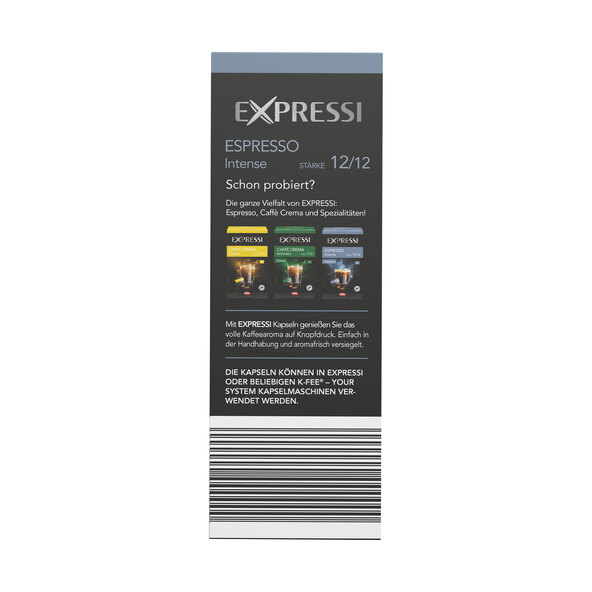 Espresso Intense coffee capsules, 6 x 125 g